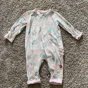 Magnetic Me Printed Ruffle Butt Coverall
